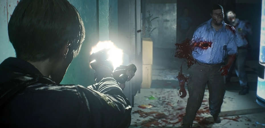 Screenshot de Resident Evil 2, que terá versão Z Version