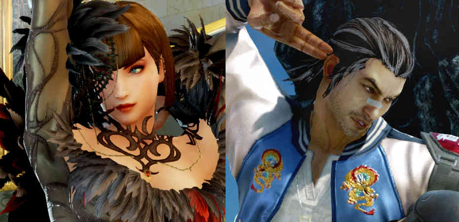 Anna Williams e Lei Wulong em Tekken 7