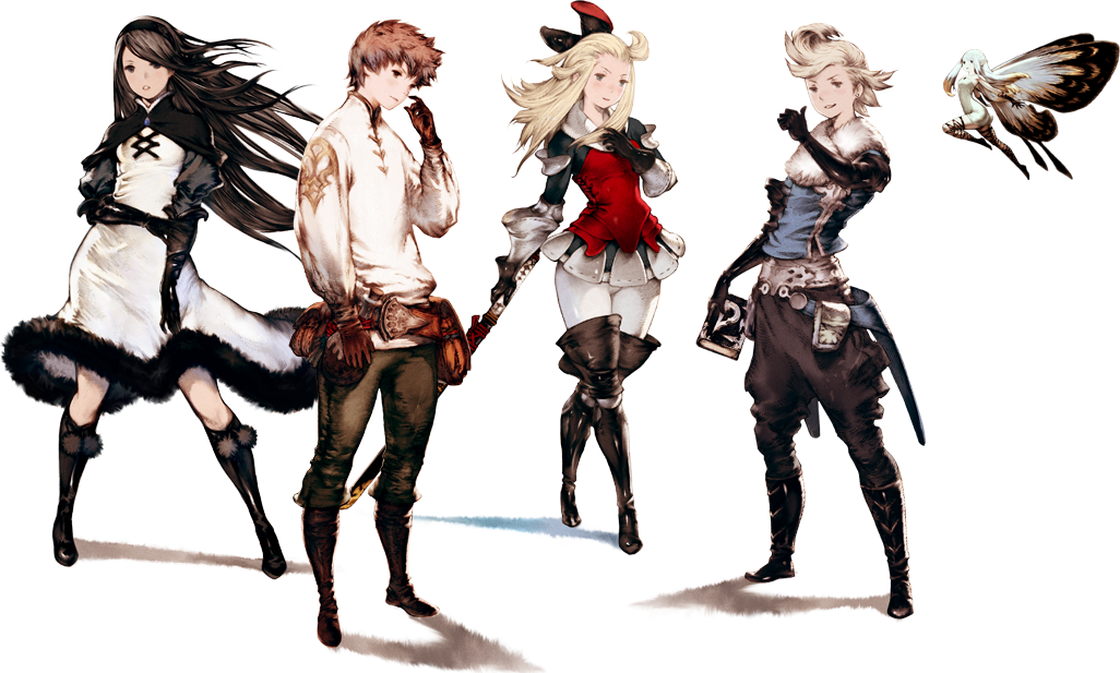 Personagens de Bravely Default, não relacionado a Bravely OOOOO