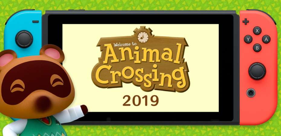 Imagem de novo título da série Animal Crossing 2019