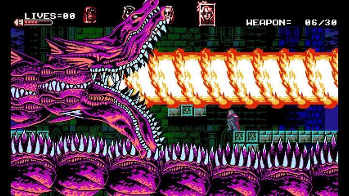 Boss de Bloodstained: Curse of the Moon