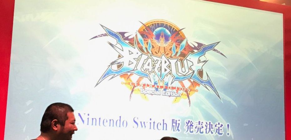 Anúncio de BlazBlue Central Fiction Special Edition durante a TGS 2018