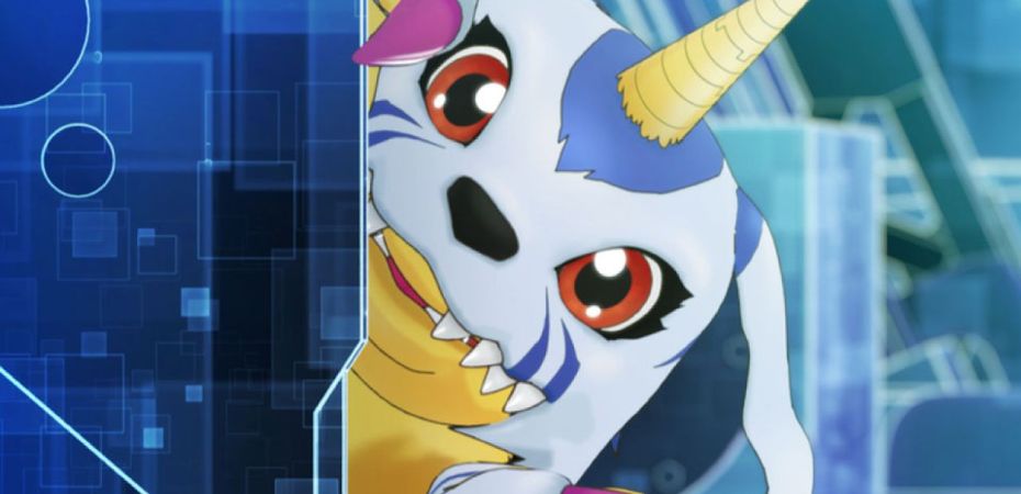 Screenshot do título mais recente da série Digimon Story