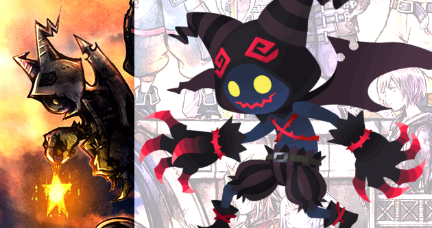 Darkling Heartless de Kingdom Hearts Union X em Kingdom Hearts III