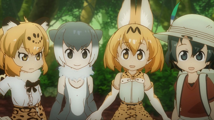 Imagem do anime de Kemono Friends