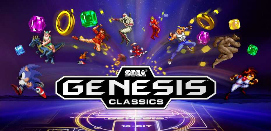 Logo e arte de Sega Genesis Classics