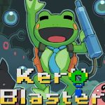 Artwork e logo de Kero Blaster