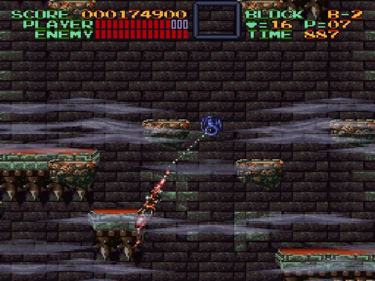 Screenshot de Super Castlevania IV
