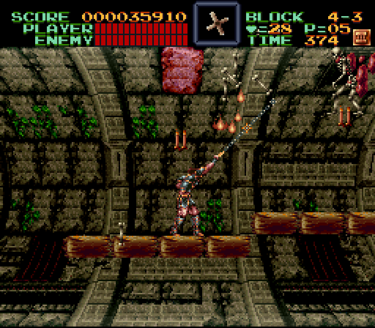 Screenshot de Super Castlevania IV