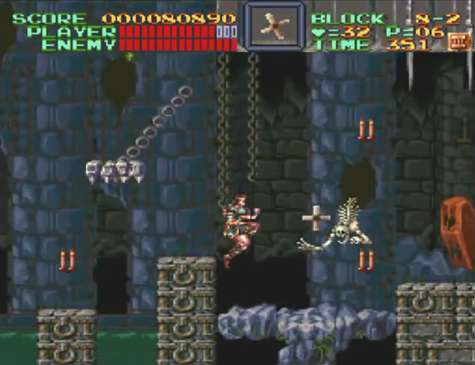 Screenshot de Super Castlevania IV