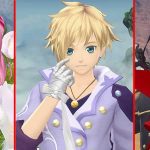 Os três personagens principais de Tales of Crestoria