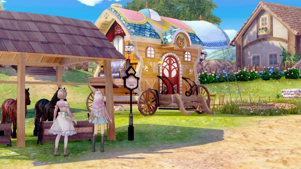 "Carruagem atelier" de Piana em Atelier Lulua: The Scion of Arland