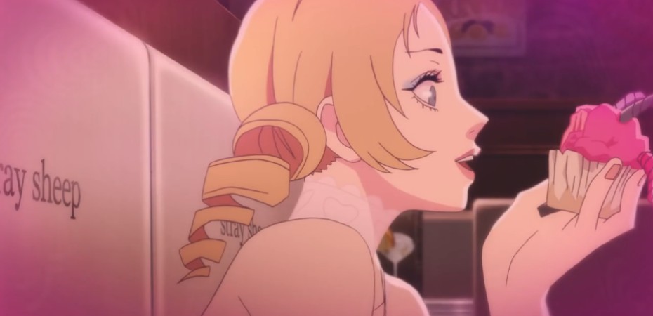Screenshot de cena animada de Catherine: Full Body