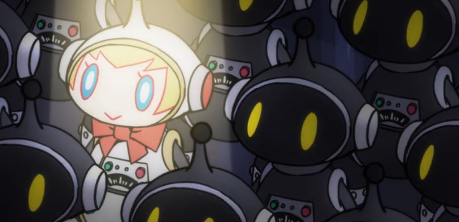 Cena do filme/labirinto A.I.G.I.S de Persona Q2