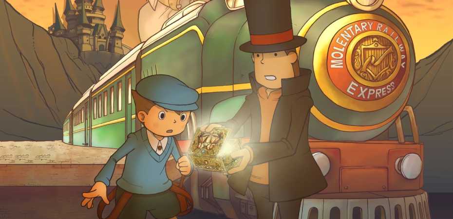 Arte de Professor Layton and the Diabolical Box