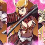 Arte de diferentes trajes da personagem Jeanne de SNK Heroines: Tag Team Frenzy