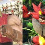 Ken e Incineroar em Super Smash Bros. Ultimate