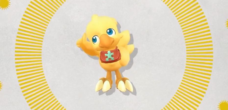 Imagem do Chocobo protagonista de Chocobo's Mystery Dungeon: Every Buddy
