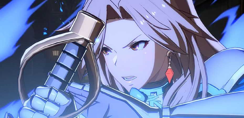 Screenshot do jogo de luta Granblue Fantasy Versus