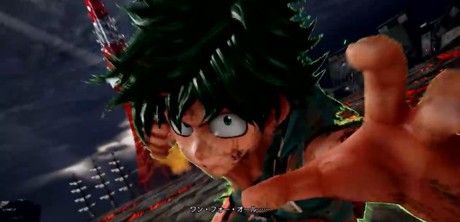 Deku de My Hero Academia em Jump Force