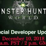 Conferência especial do dia 10 de dezembro da série Monster Hunter: World