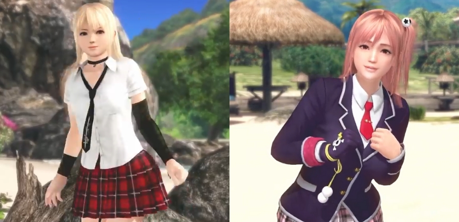 Screenshots de Marie Rose e Honoka em Dead or Alive Xtreme 3 Scarlet