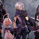 Arte dos personagens da franquia God Eater