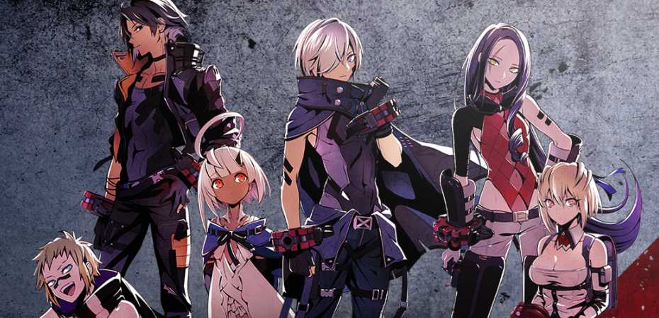 Arte dos personagens da franquia God Eater