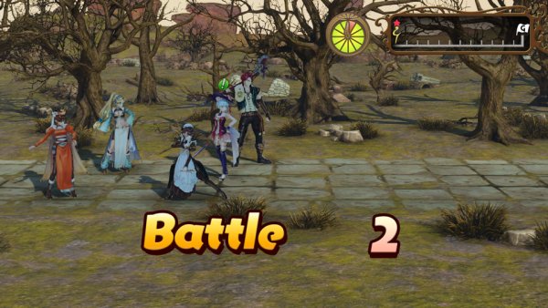 Screenshot de área disponibilizada no modo "new game+" de Nelke and the Legendary Alchemists