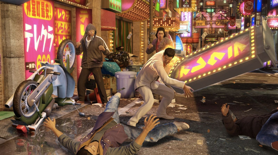 Screenshot de gameplay de Yakuza 0