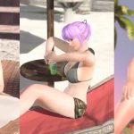 Kasumi, Ayane e Hitomi em Dead or Alive Xtreme 3 Scarlet