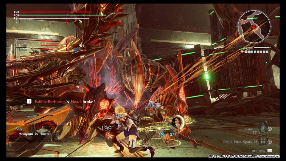 Screenshot de God Eater 3