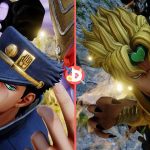 Jotaro Kujo e Dio Brando de JoJo's Bizarre Adventure em Jump Force