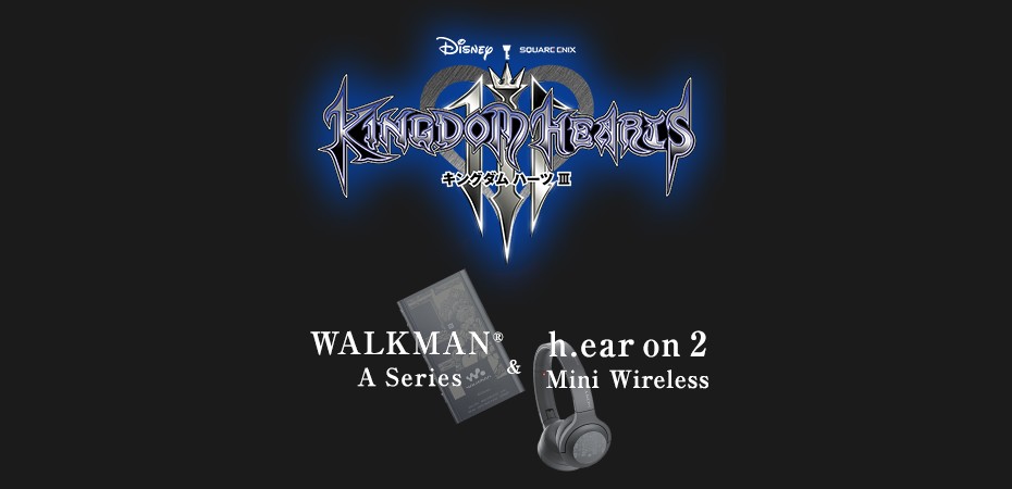 Walkman e headphone de Kingdom Hearts III