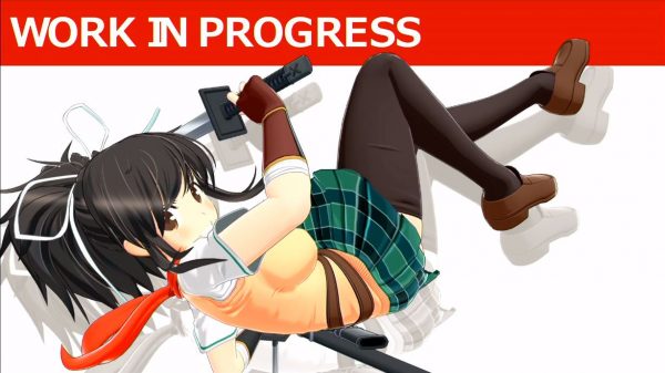 Modelo WIP de Asuka em Senran Kagura 7EVEN