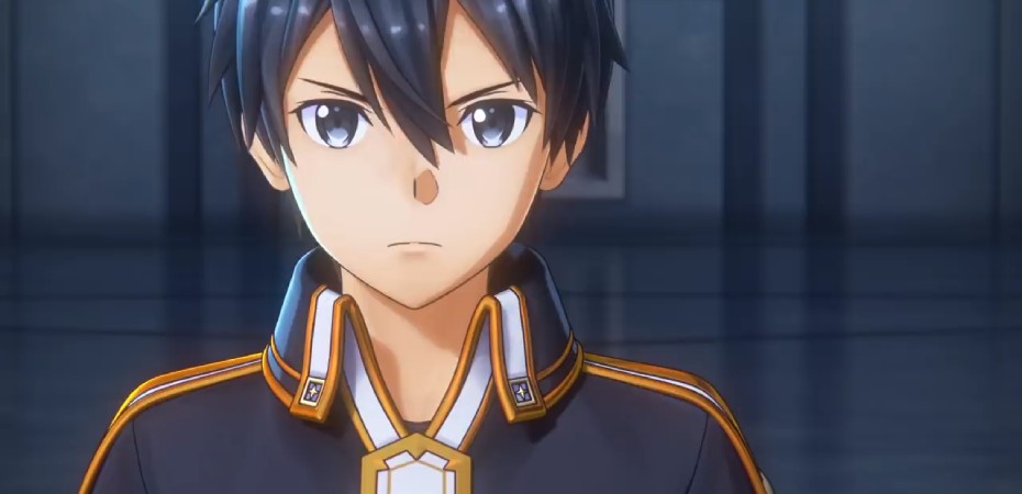 Screenshot de cutscene em Sword Art Online Alicization Lycoris