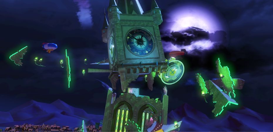 Imagem da pista Haunted Castle de Team Sonic Racing