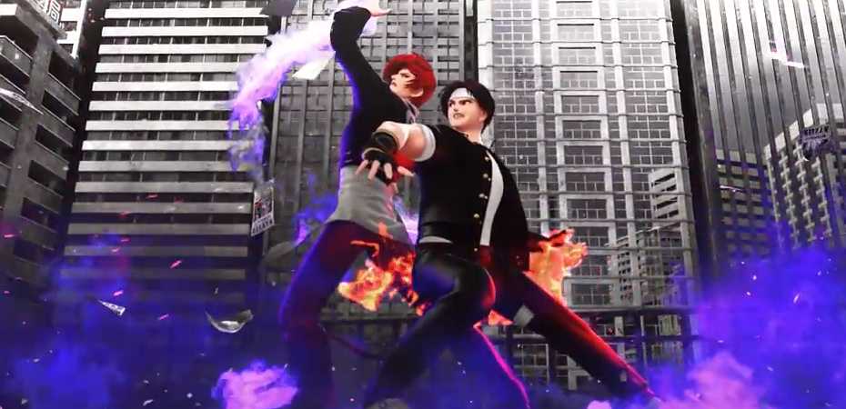 Screenshot do trailer de The King of Fighters All-Star