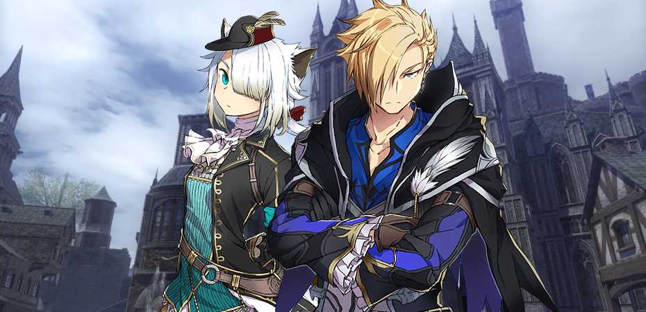 Arte de personagens de Ys IX: Monstrum Nox