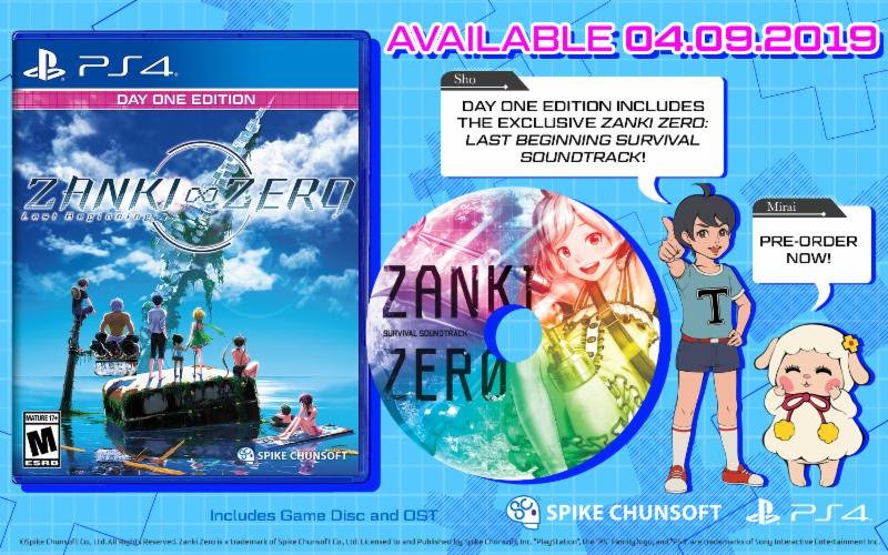 Day One Edition de Zanki Zero: Last Beginning