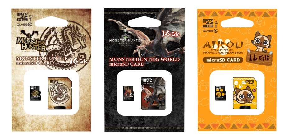 Imagem do Monster Hunter microSD Card