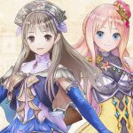 Modelos 3D de Totori e Meruru em Atelier Lulua