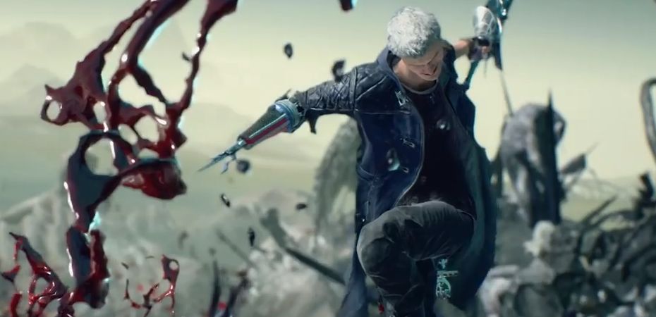 Screenshot do modo Bloody Palace de Devil May Cry 5