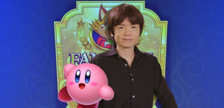 Masahiro Sakurai e Kirby, vencedores do Famitsu Award 2018