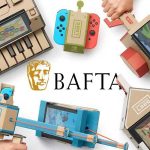Imagens do Nintendo Labo e logotipo do BAFTA