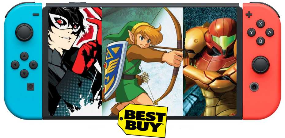 Persona 5, Zelda e Metroid podem estar vindo para o Switch segundo informações vazadas da Best Buy