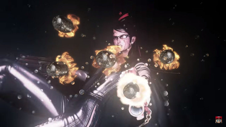 Captura de tela do teaser trailer de Bayonetta 3