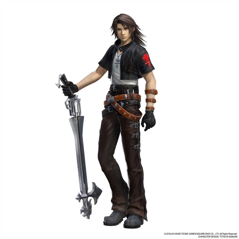 Roupa de Squall Leonhart de Kingdom Hearts em Dissidia Final Fantasy NT