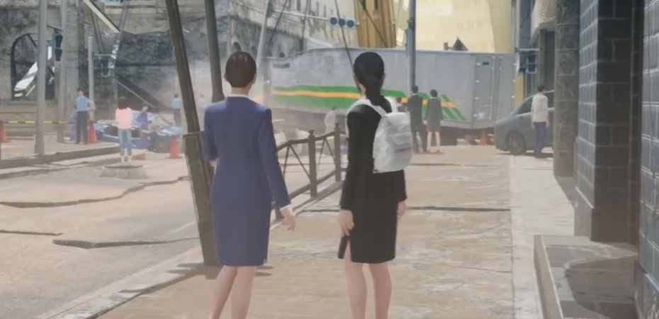 Screenshot da versão para Nintendo Switch de Disaster Report 4 Plus: Summer Memories