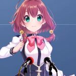 Arte da protagonista de Omega Labyrinth Life